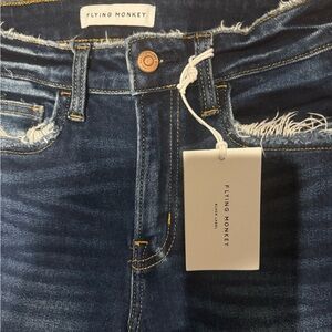 Flying Monkey women’s denim jeans size 26x28 brand new with tags